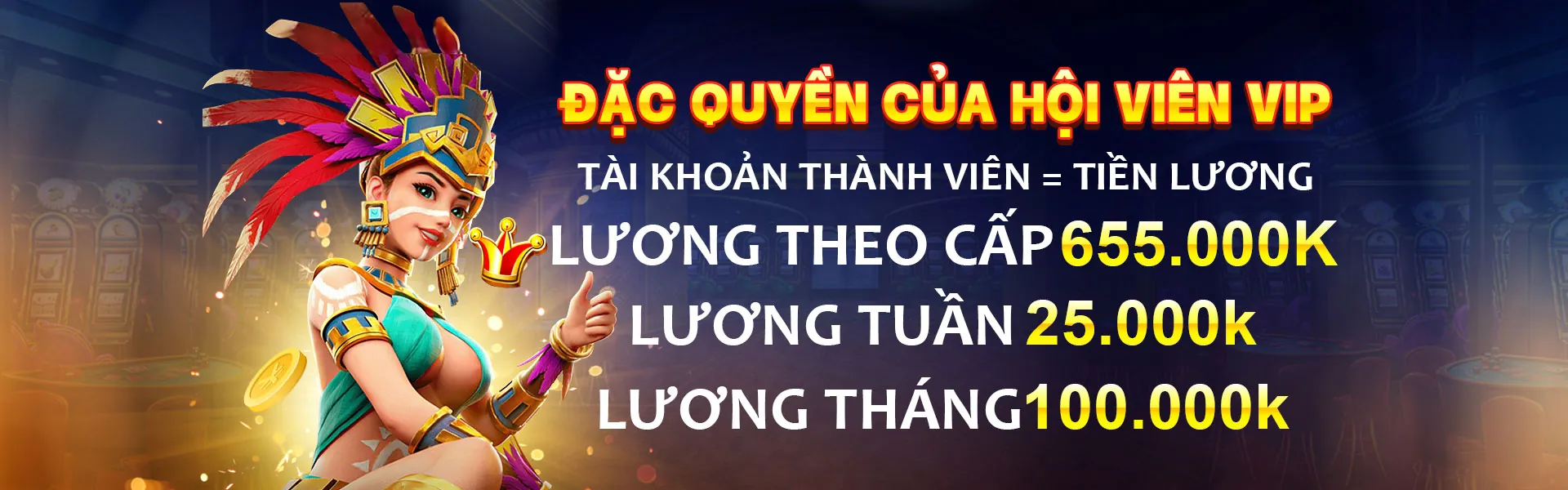 Chương trình VIP Độc Quyền tại trang đánh baccarat